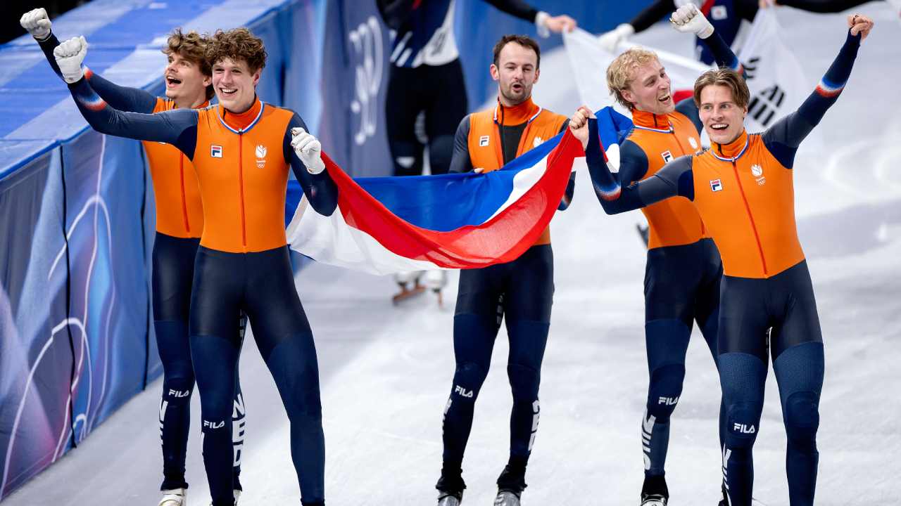 Jens van 't Wout, Melle van 't Wout, Teun Boer en Friso Emons