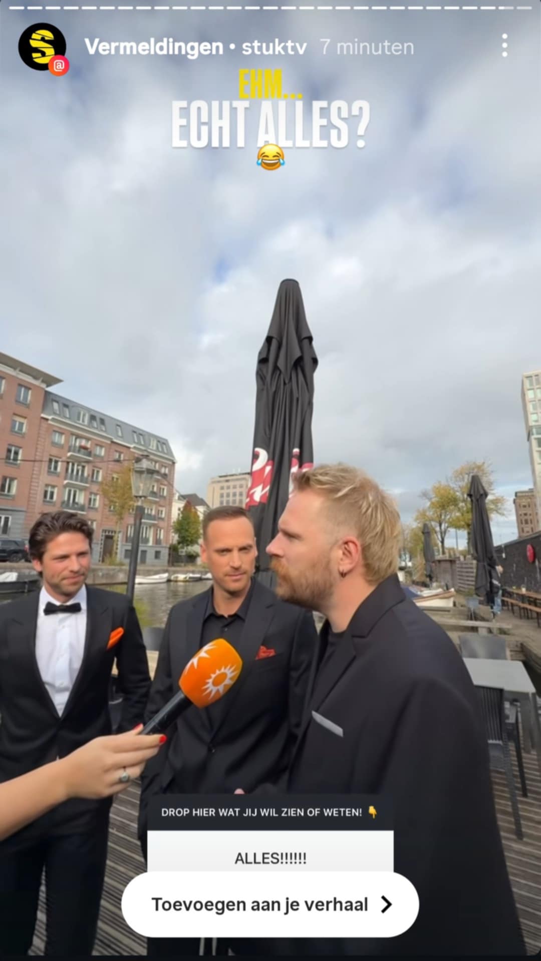 StukTV maakt alvast wat promotie.