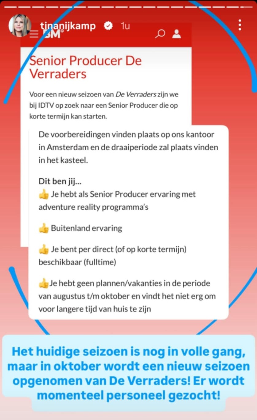 Tina Nijkamp spotte de vacature.