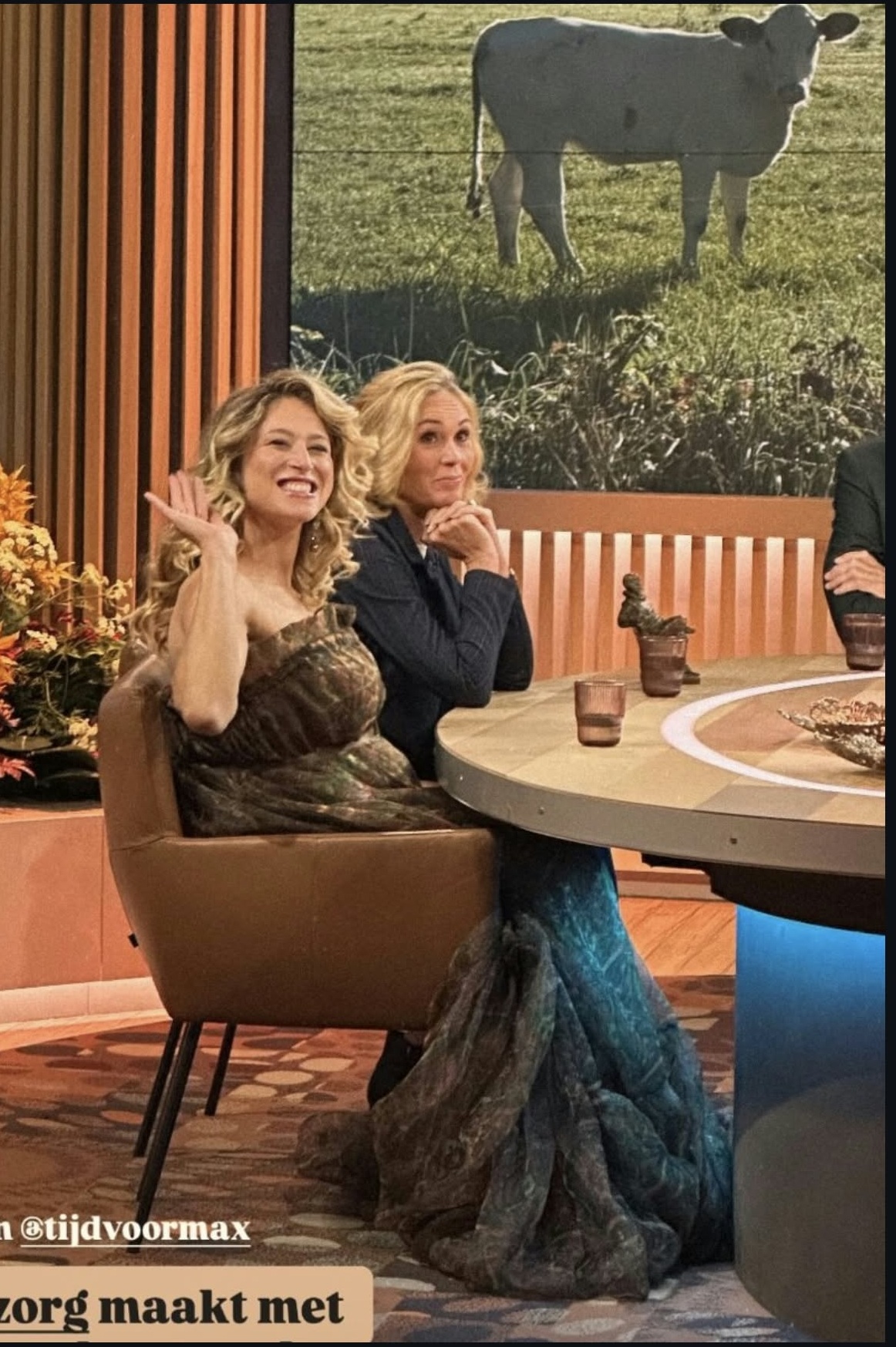Amber Kortzorg was al op tijd klaar voor het gala.
