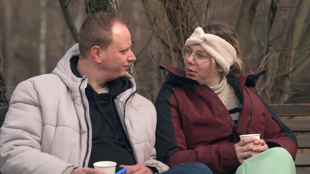 Andre en Debbie voor Winter Vol Liefde