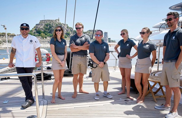 Below deck sailing yacht