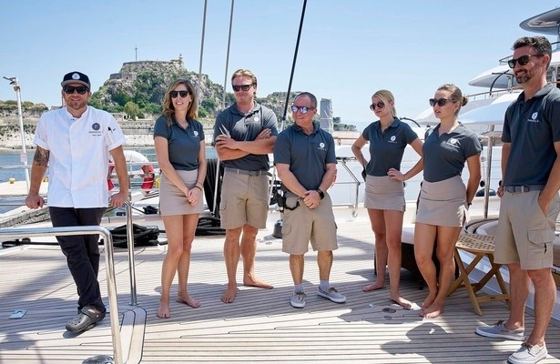 Below deck sailing yacht