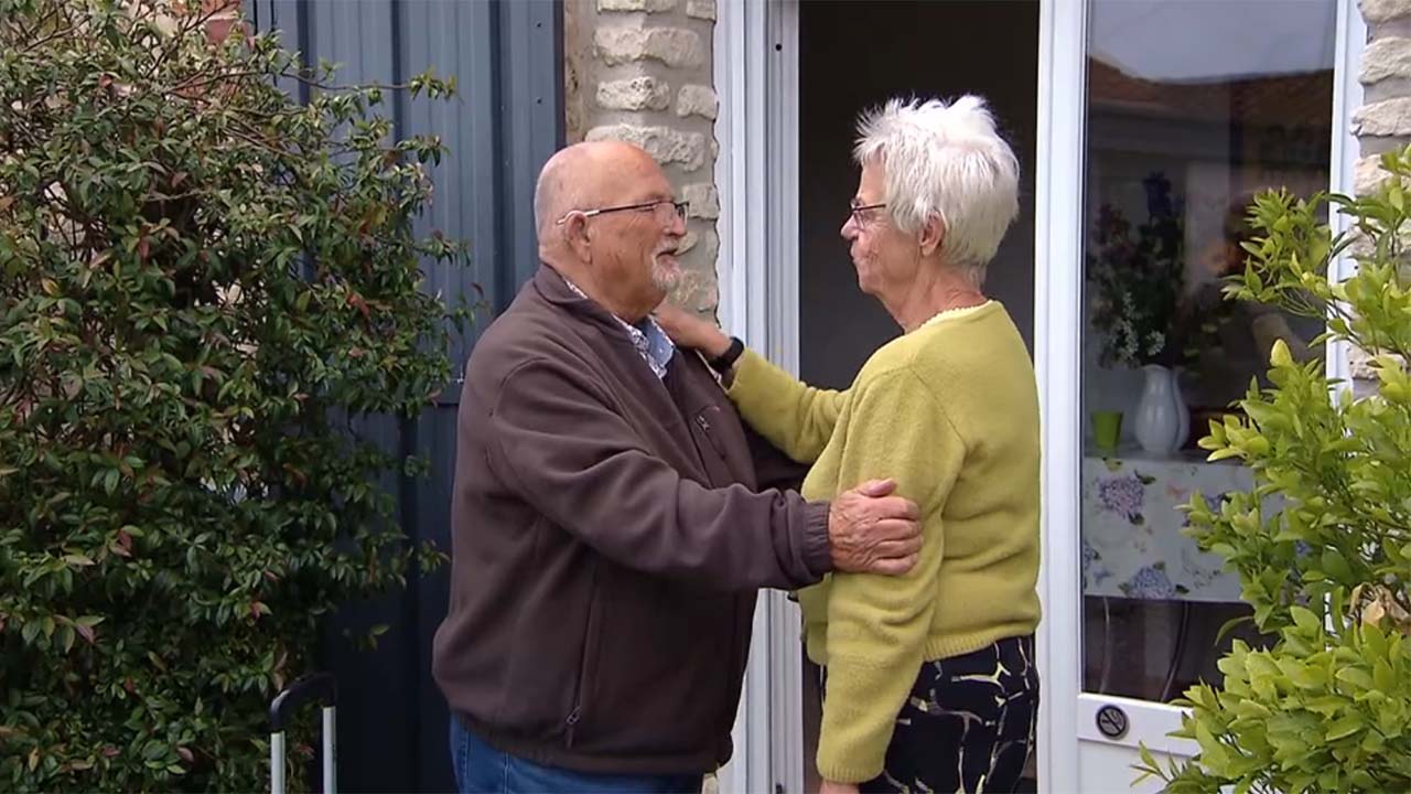 Magda en Dirk nemen afscheid