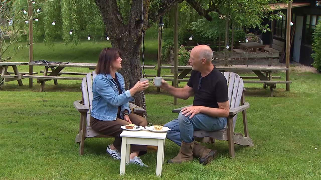 Rob en Michaela hebben het gezellig