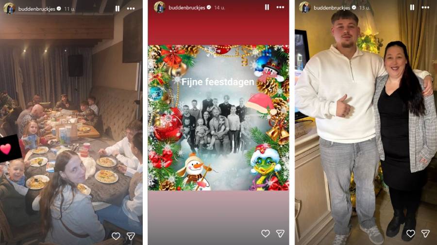 De familie Buddenbruck viert kerst.