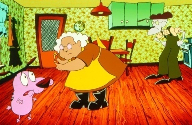 Courage het bange hondje