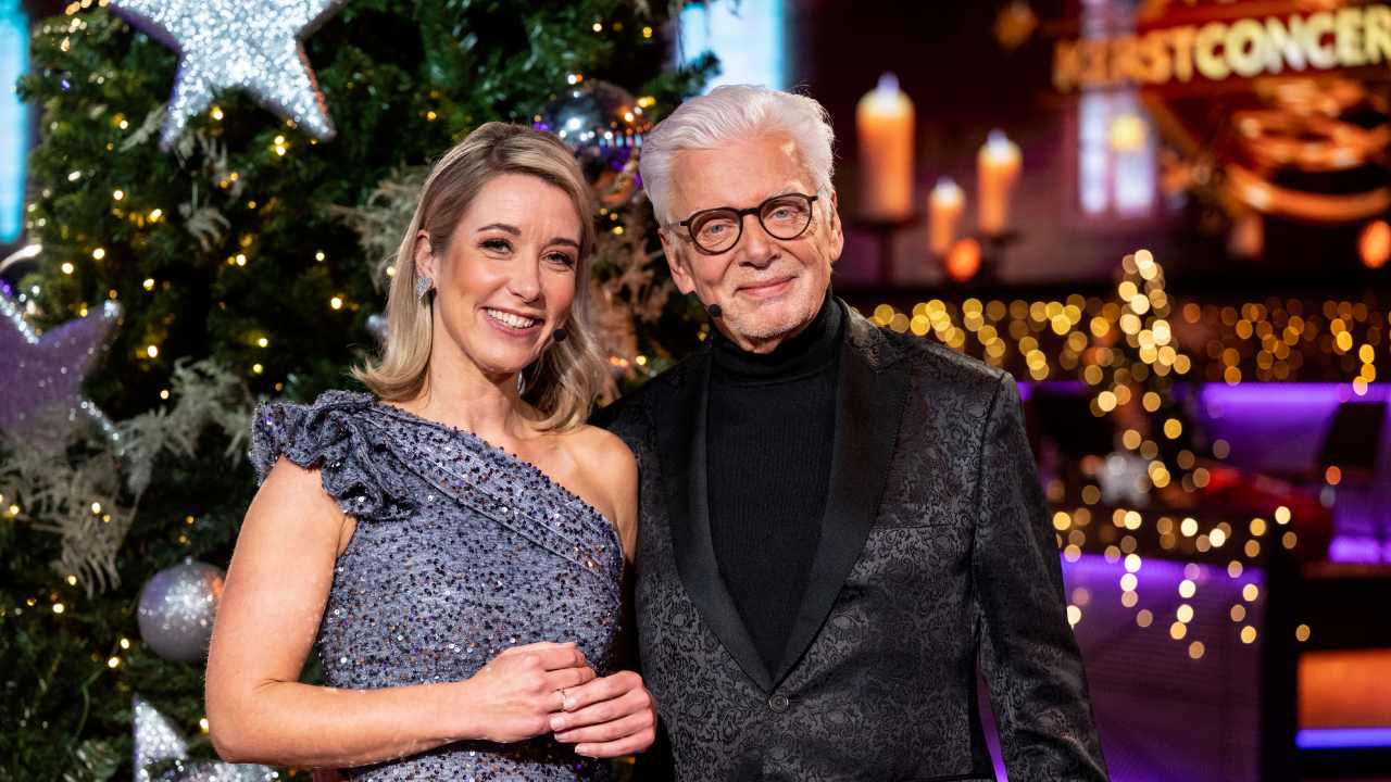 Carrie ten Napel en Jan Slagter voor MAX Kerstconcert
