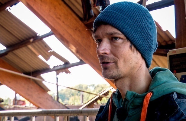 Daniel Wehmeyer nach dem Feuer