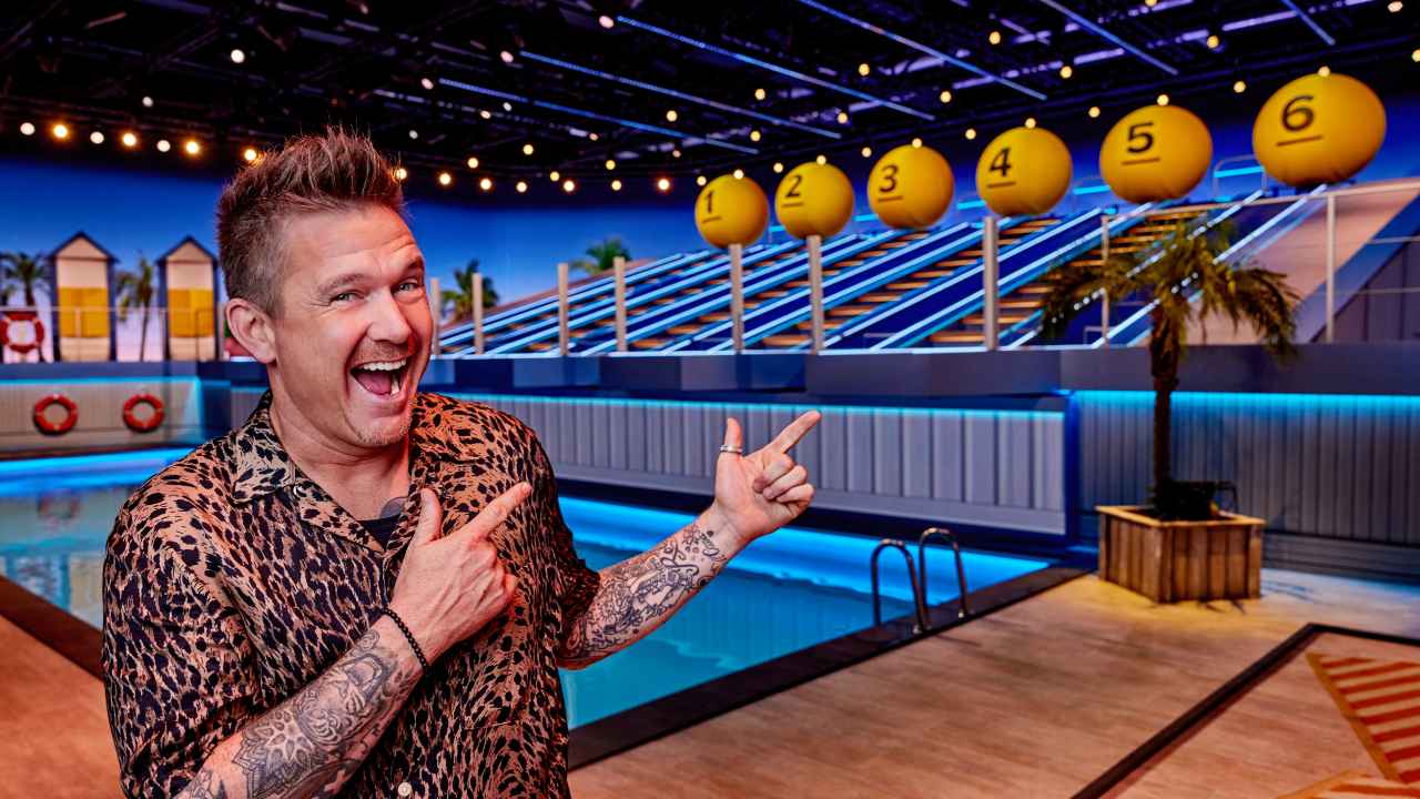 Johnny de Mol voor De Kwis met Ballen