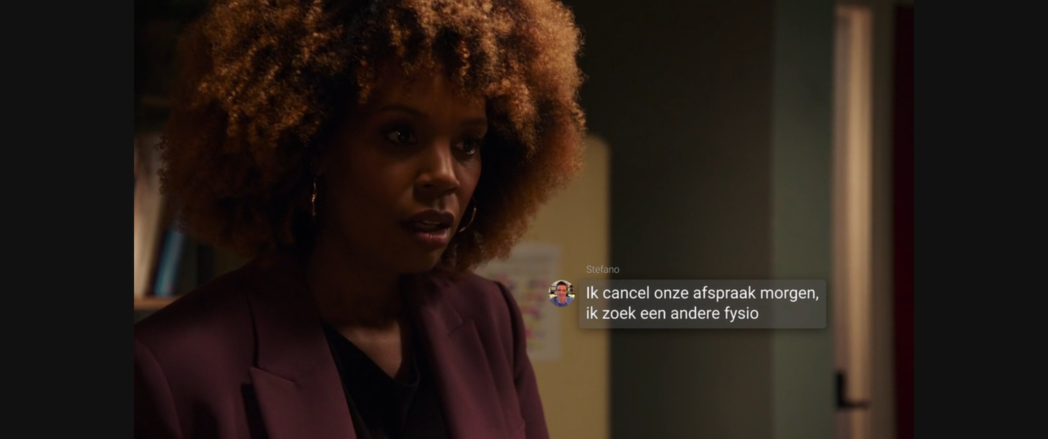Stefano probeert Elisa te vermijden