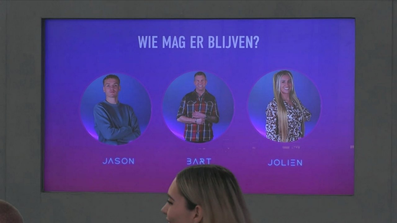 Jason, Bart en Jolien in Big Brother 2023