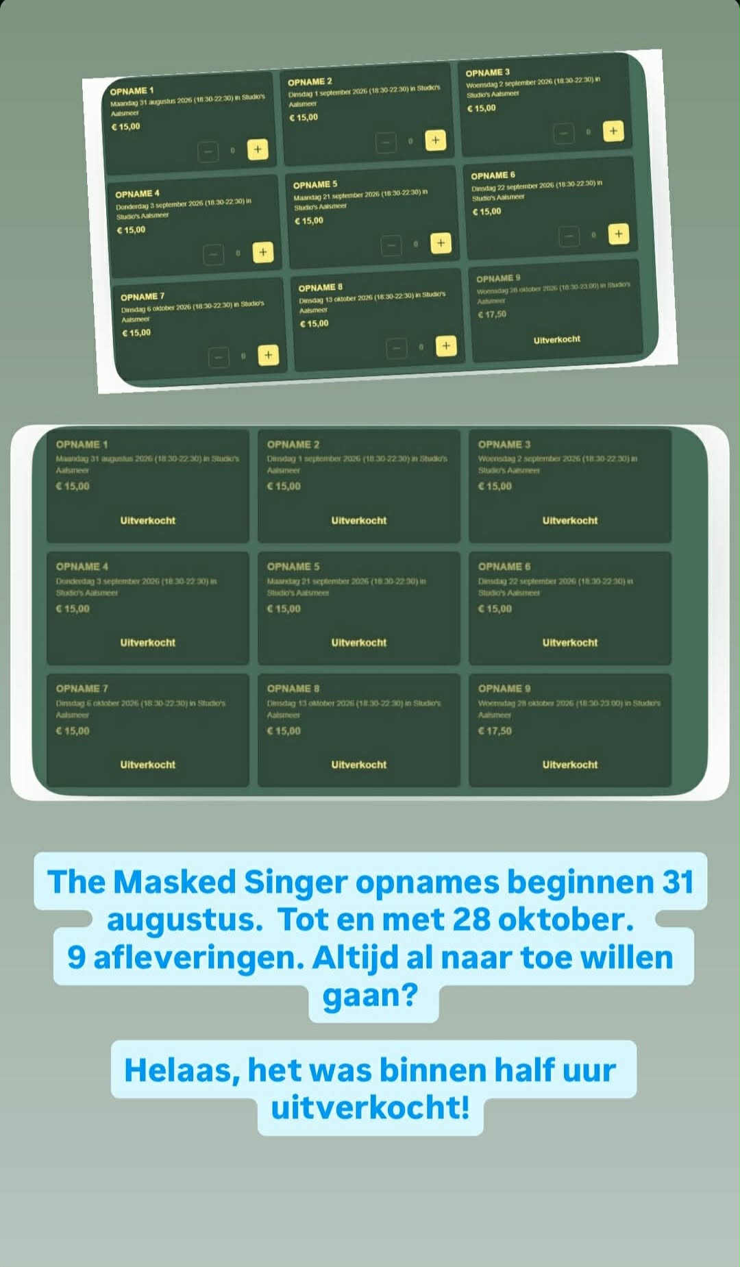 Tina trekt conclusies.