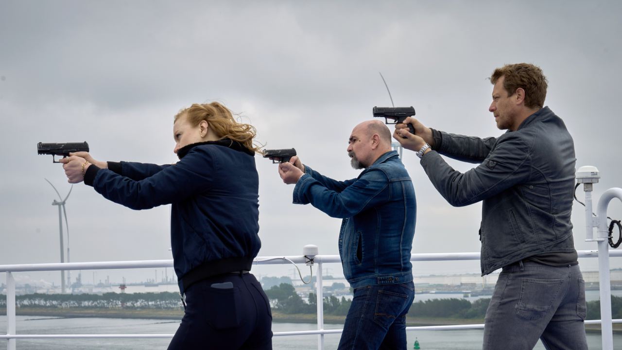 Anneke Sluiters, Cees Geel en Mark van Eeuwen in Flikken Rotterdam