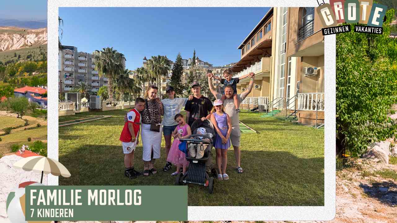 De familie Morlog voor Grote Gezinnen, Grote Vakanties