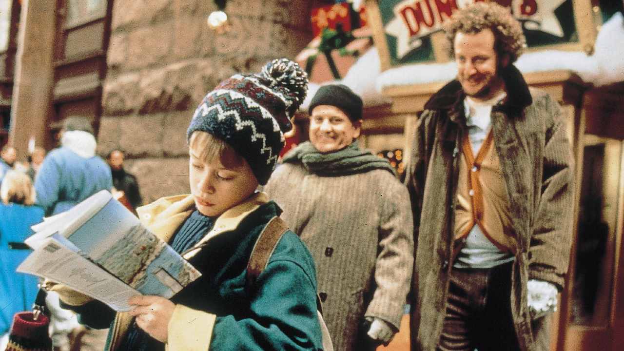 Macaulay Culkin, Joe Pesci en Daniel Stern in Home Alone 2: Lost in New York