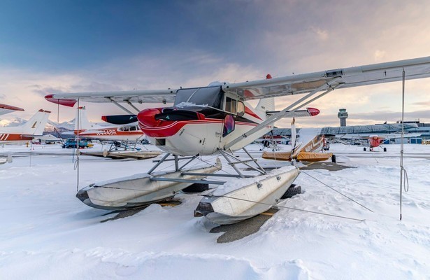 Ice Airport Alaska
