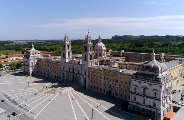 Im Flug über Portugal