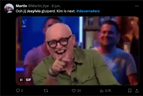 Reactie van een kijker