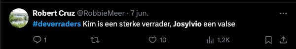 Reactie van een kijker