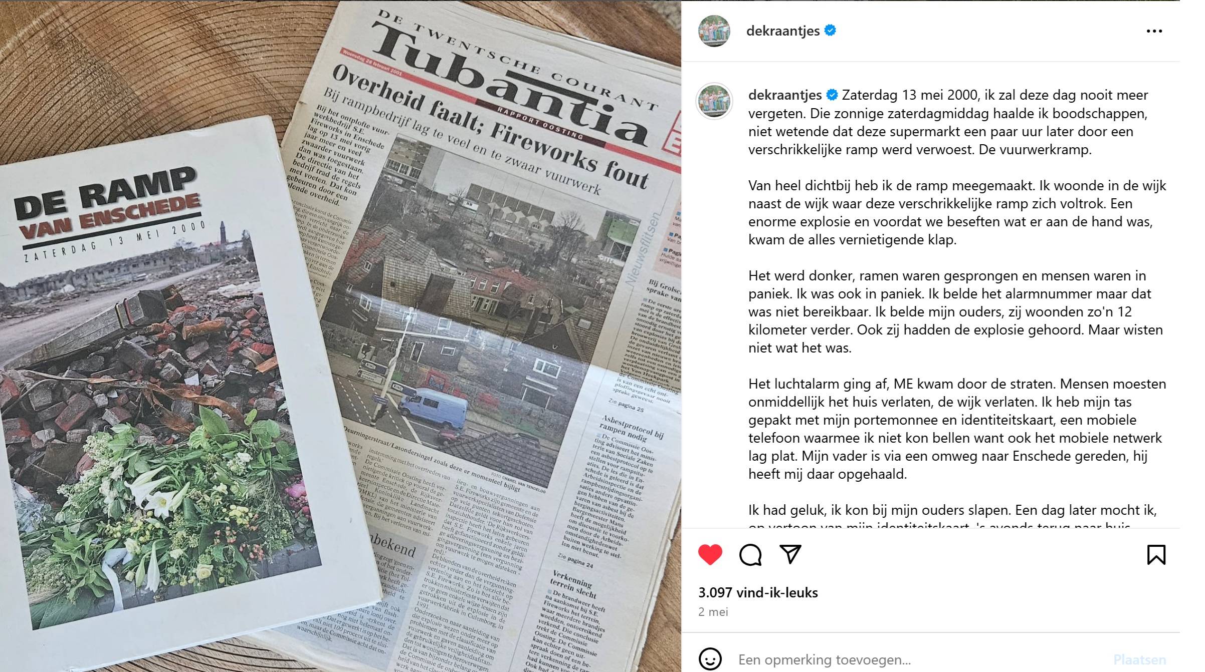 Eerdere bericht van Linda Kraan.
