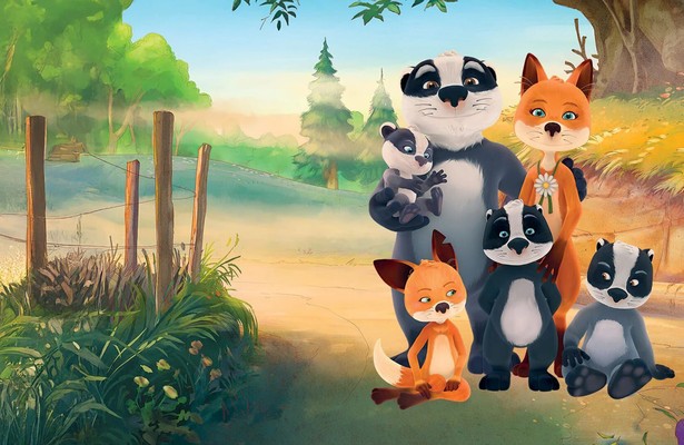 La famille Blaireau Renard