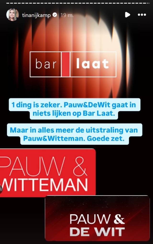 Bericht van Tina Nijkamp.