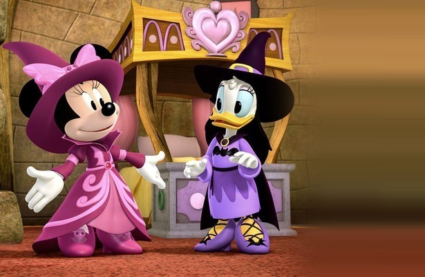 Mickey's verhaal van de twee heksen
