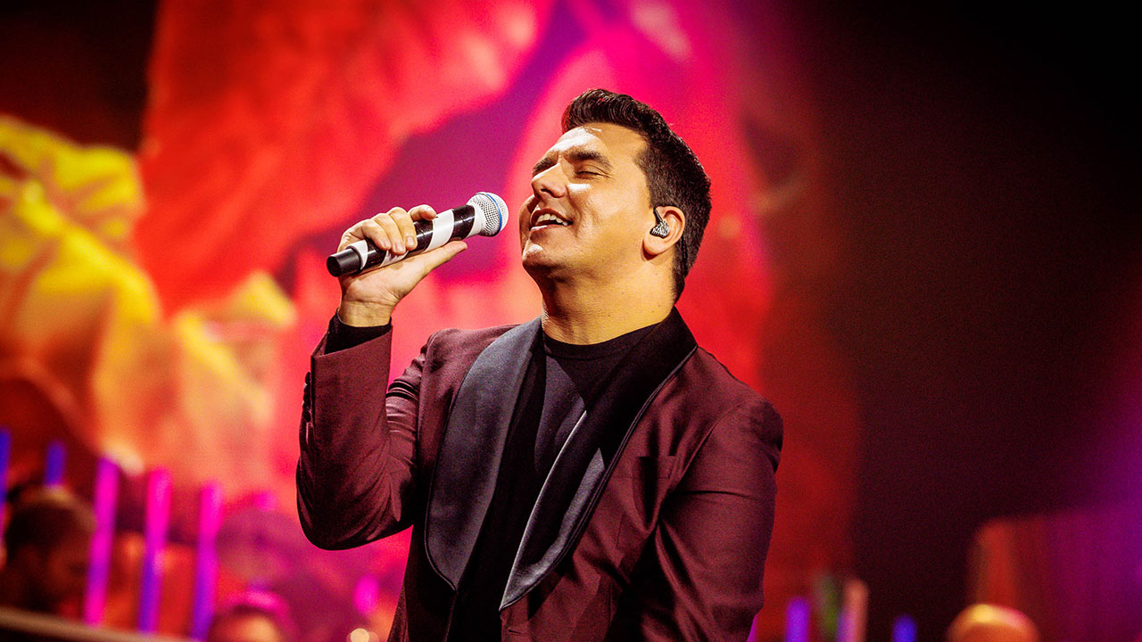 Jan Smit tijdens Muziekfeest van het Jaar 2025