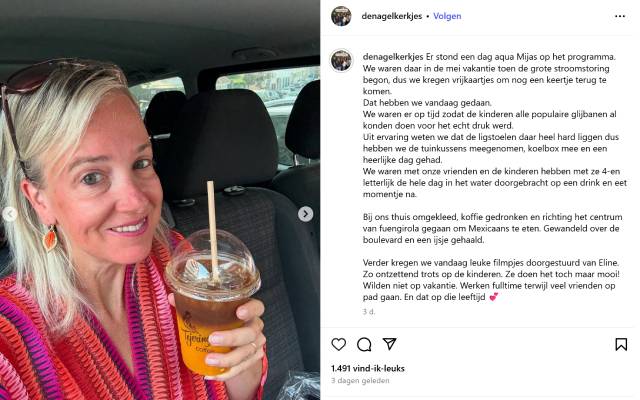 De familie deelt bijna dagelijks verslagen van al hun belevenissen.