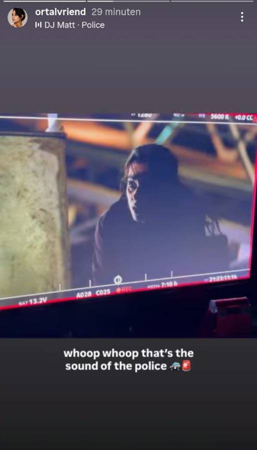 Ortal deelt beelden van achter de schermen.