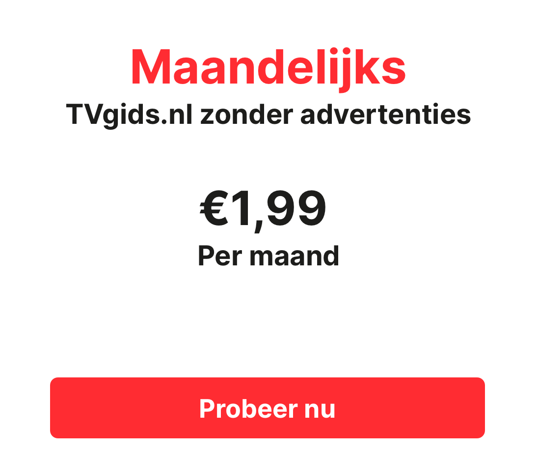 TVgids.nl premium maandelijks