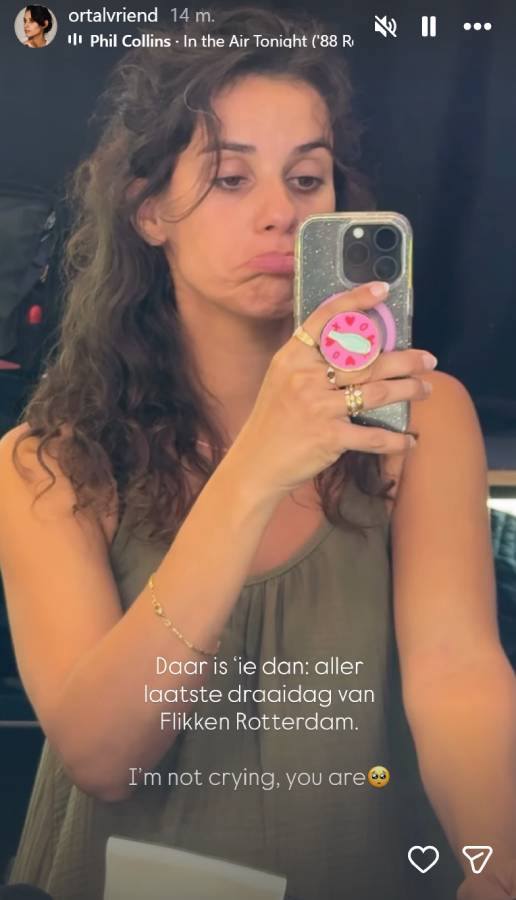 Ortal in de make-up.