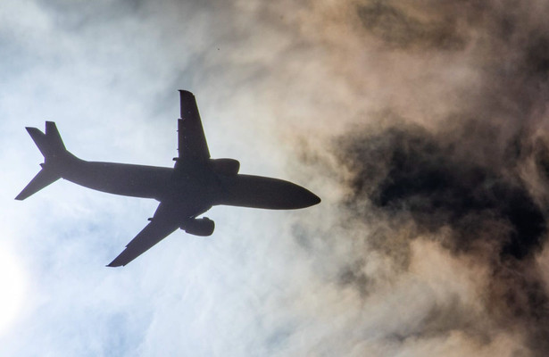 Plane crash recreated