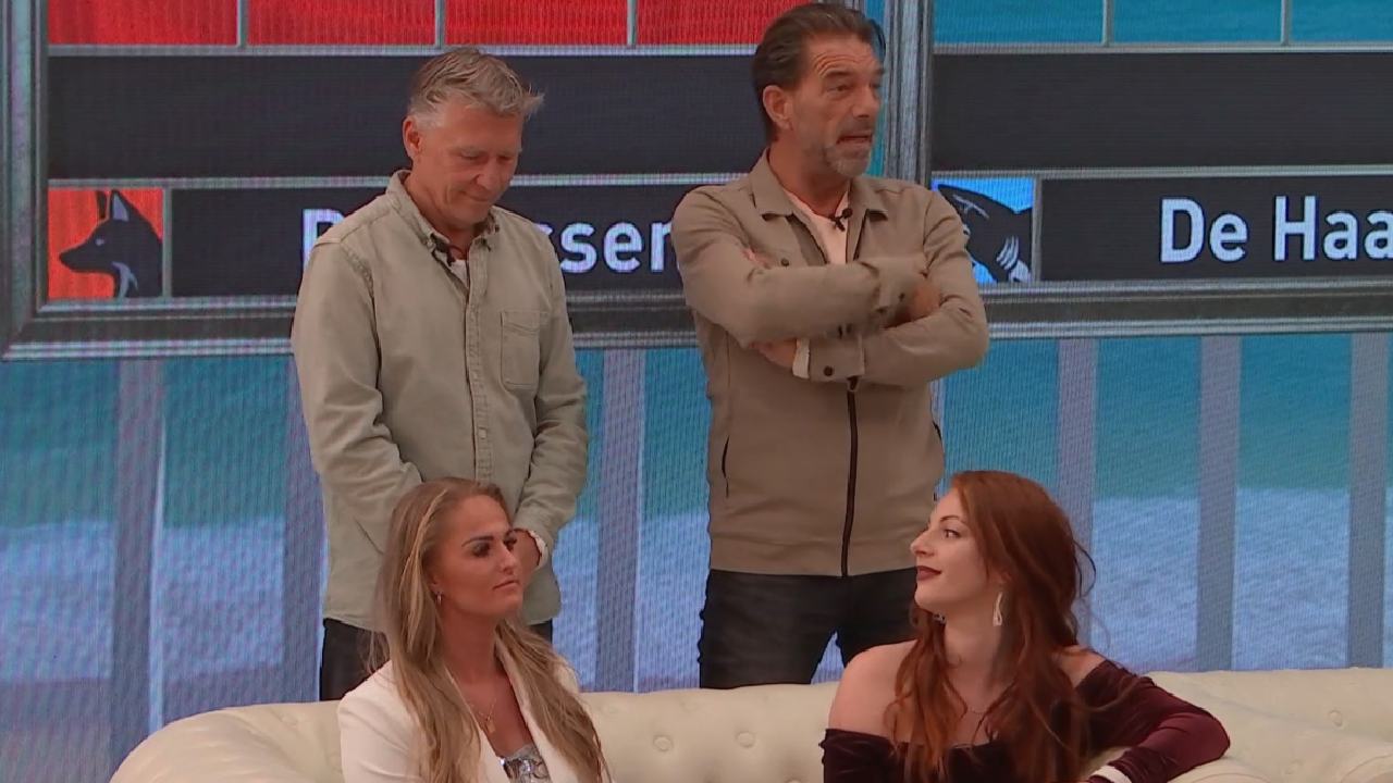 Roy, Robert, Kim en Maudy in De Bondgenoten als Gieren