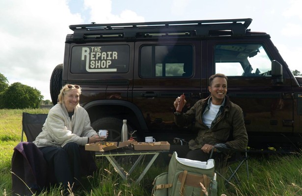 Repair shop on the road