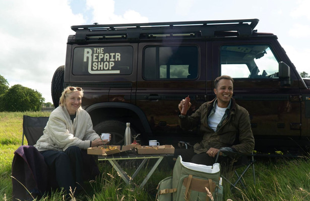 Repair shop on the road