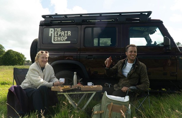 Repair shop on the road