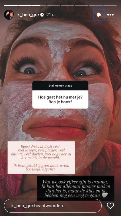 Is Greetje boos?