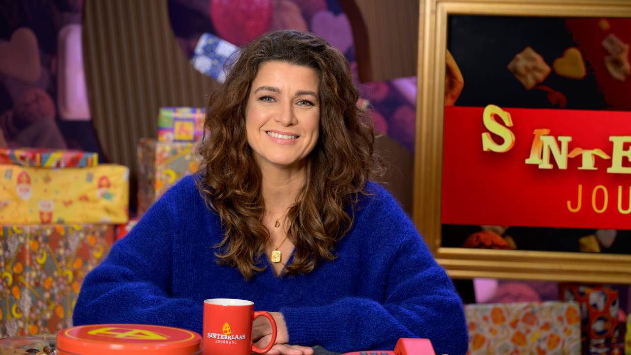 Merel Westrik voor Het Sinterklaasjournaal