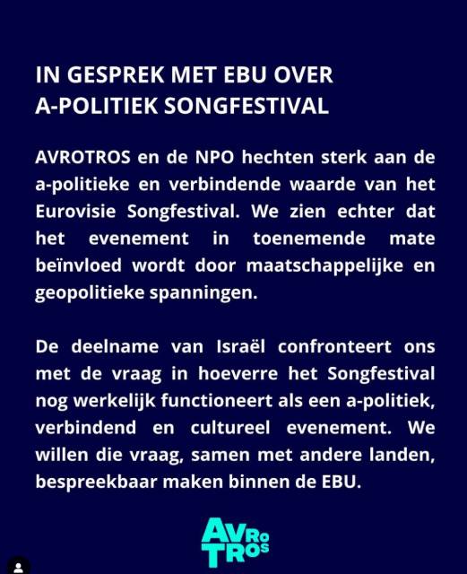 Statement AVROTROS en de NPO.