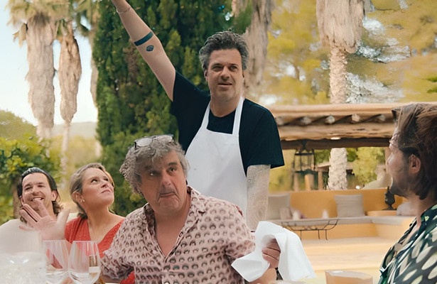 Sergio over de grens