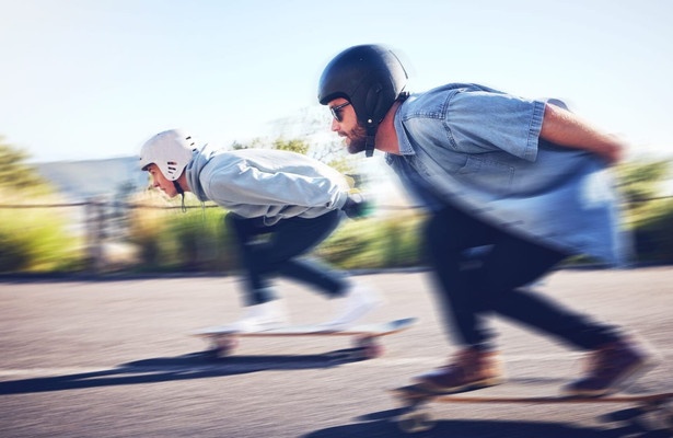 Skateboarden World Championship Downhil