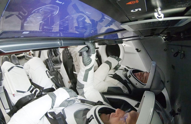 Space launch: Splashdown