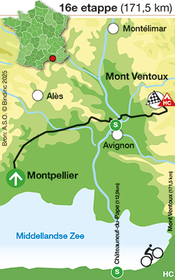 Tour de France 2025 - Etappe 16