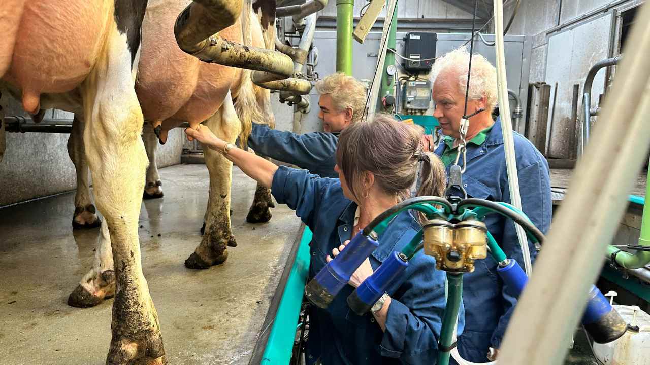 Teun Fohn en Lisa voor Teun op de Biblebelt