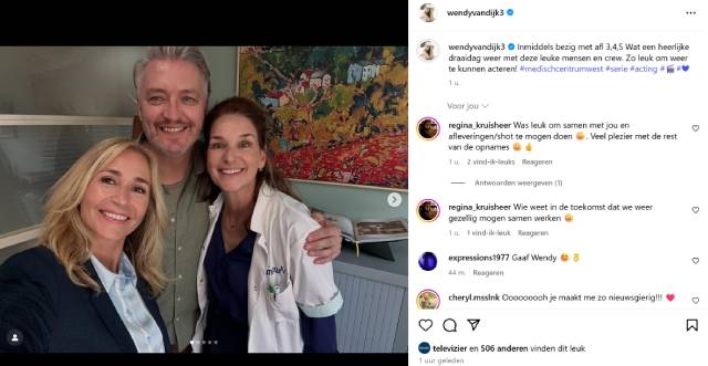 De Instagram-post van Wendy van Dijk.