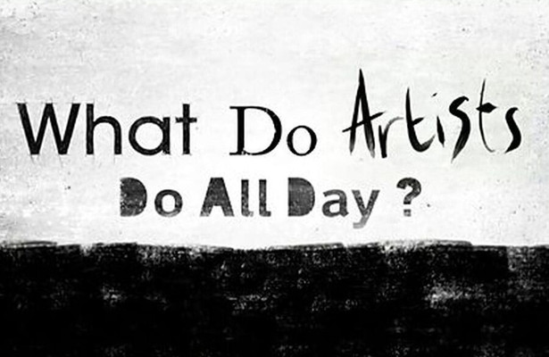 What do artists do all day?