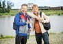 Harm Edens en Joris Linssen lopen door Nijmegen