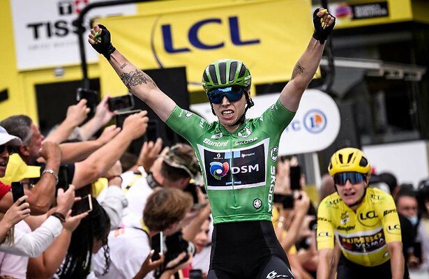 Lorena Wiebes en Marianne Vos